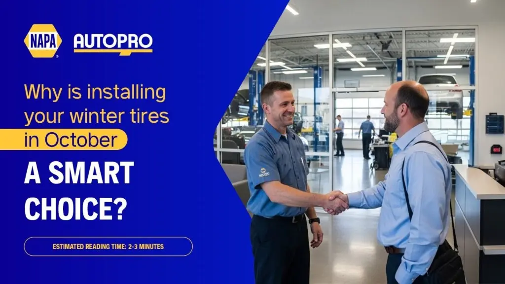 Insall your winter tires in October